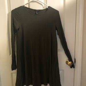 Forever 21 Olive Swing Dress